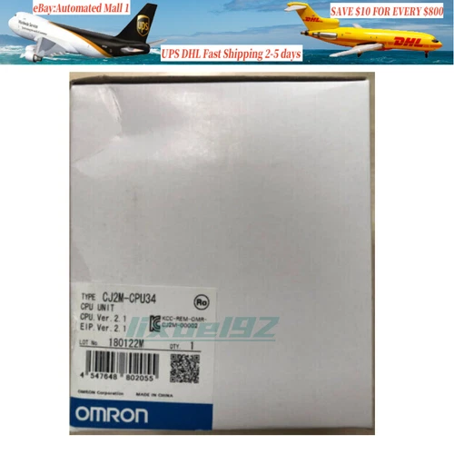 Factory Sealed 1PCS CJ2M-CPU34 CJ2MCPU34 Brand New Omron CPU Unit