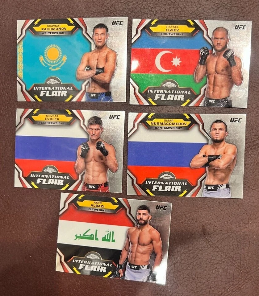 2024 Topps Chrome UFC - "INTERNATIONAL FLAIR" Insert Set Builder! HOBBY ONLY 🔥 - Image 2 of 2