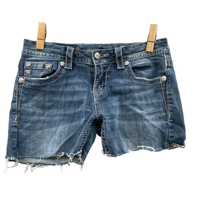 Miss Me Jean Shorts Womens 30* Y2K Western Rodeo Grunge Daisy Cowboy Preppy 90's
