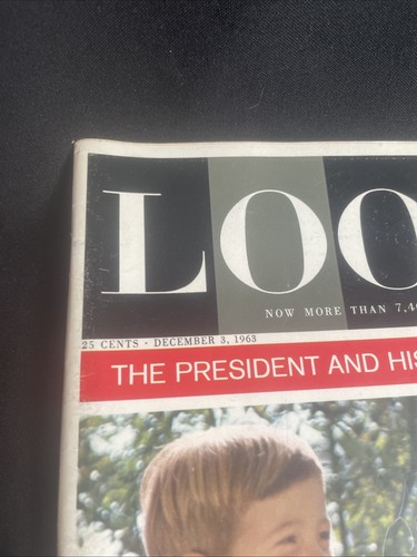 LOOK Magazine December 3 1963 JFK and His Son Pictures Vintage Ads Assassination - Picture 2 of 16