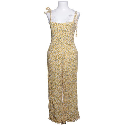 Faithfull the Brand, Jumpsuit, Größe: M, Gelb/Weiß/Grün, Viskose, Blumen #3Ug