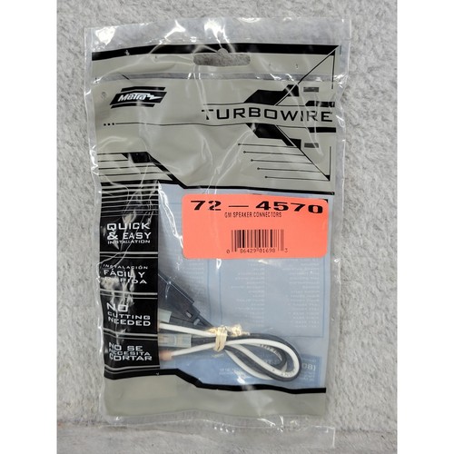 Metra 72-4570 GM Speaker Connector Harness TurboWire No Cutting Needed