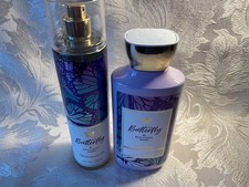 Bath & Body Works ?Butterfly? Full Size 2 Pice Set From USA