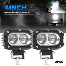 2x LED Scheinwerfer Fernlicht Fernscheinwerfer Lightbar 4" LKW Zulassung SÜV ATV