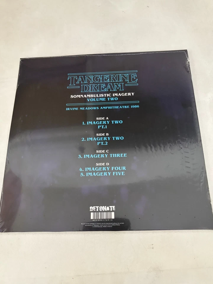 Tangerine Dream  –  Somnambulistic Imagery (Volume Two)    NEW  -  [2019 - Image 2 of 2