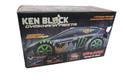 Rare TRAXXAS Ken Block Gymkhana Fiesta 1/16 Scale W/ Box | eBay