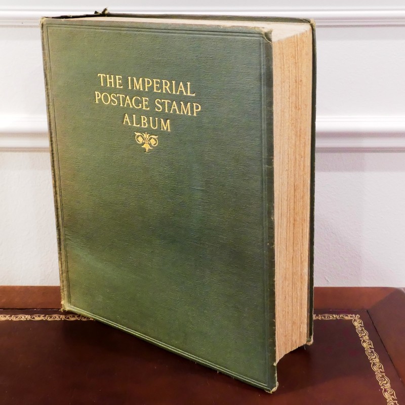 Imperial Stamp Album Vol 1 British Emp 1928 Stanley Gibbons 810 pgs 1700 Stamps