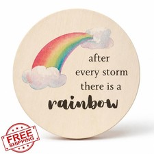 Prezzeluna Rainbow Baby Announcement Sign