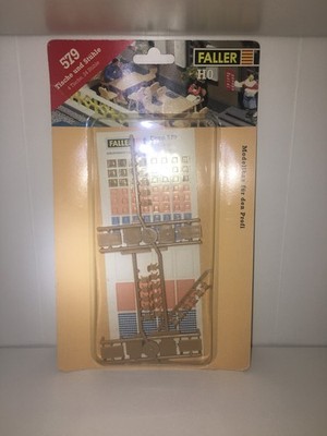 Faller 4 Tables 24 Chairs Scenery Accessories Model Kit 579 1:87 HO Scale