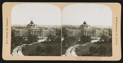 Photo:Washington DC Library of Congress 1902 H.C. White Co. Stereo View