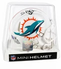 Devon Achane Miami Dolphins Autographed Mini Helmet Beckett Authenticated