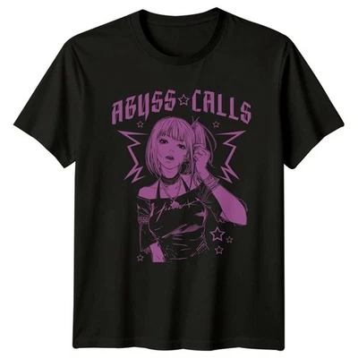 T-shirt graphique Anime Girl Abyss Calls, t-shirt de style manga - Photo 1/4
