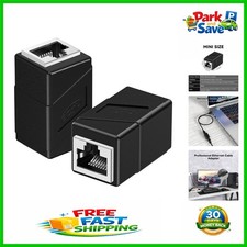 High-Speed RJ45 Couplers, 2 Pack Ethernet Adapters for Cat5e to Cat8 Cables