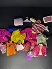 Huge Lot Barbie Ken Clothes , Shoes, Suitcases And More Some Vintage