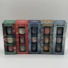 Yankee Candle 3-Pack Mini 1.3oz Votive Tea Lights Holiday Set, 5x Bundle