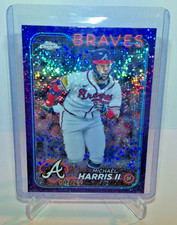 2024 Topps Chrome - Michael Harris II #52 Purple Speckle Refractor #007 /299