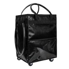 Waterproof Grocery Bag With Wheels Large Capacity Foldable Trolley Cart For Camp