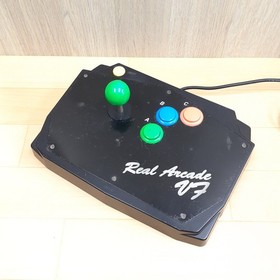 SEGA Saturn Console Bundle w/ Arcade Stick Controller & 6 Games Tested JP