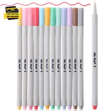 - Fineliner Pastel Pens, 12 Pack, Pastel Colors, No Bleed Fine Point Pen, No Smu