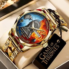 Game of Thrones 30th Anniversary 2026 Alloy Luxury Quartz Watch