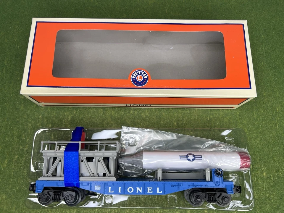 LIONEL 6-81723 MERCURY CAPSULE LAUNCHER CAR NASA , O GAUGE MINT COND. C-10!! - Image 3 of 4