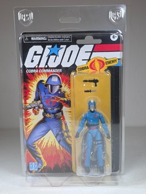 G.I. Joe Retro Collection Cobra Commander 3.75'' Figure NEW in Figure Shield