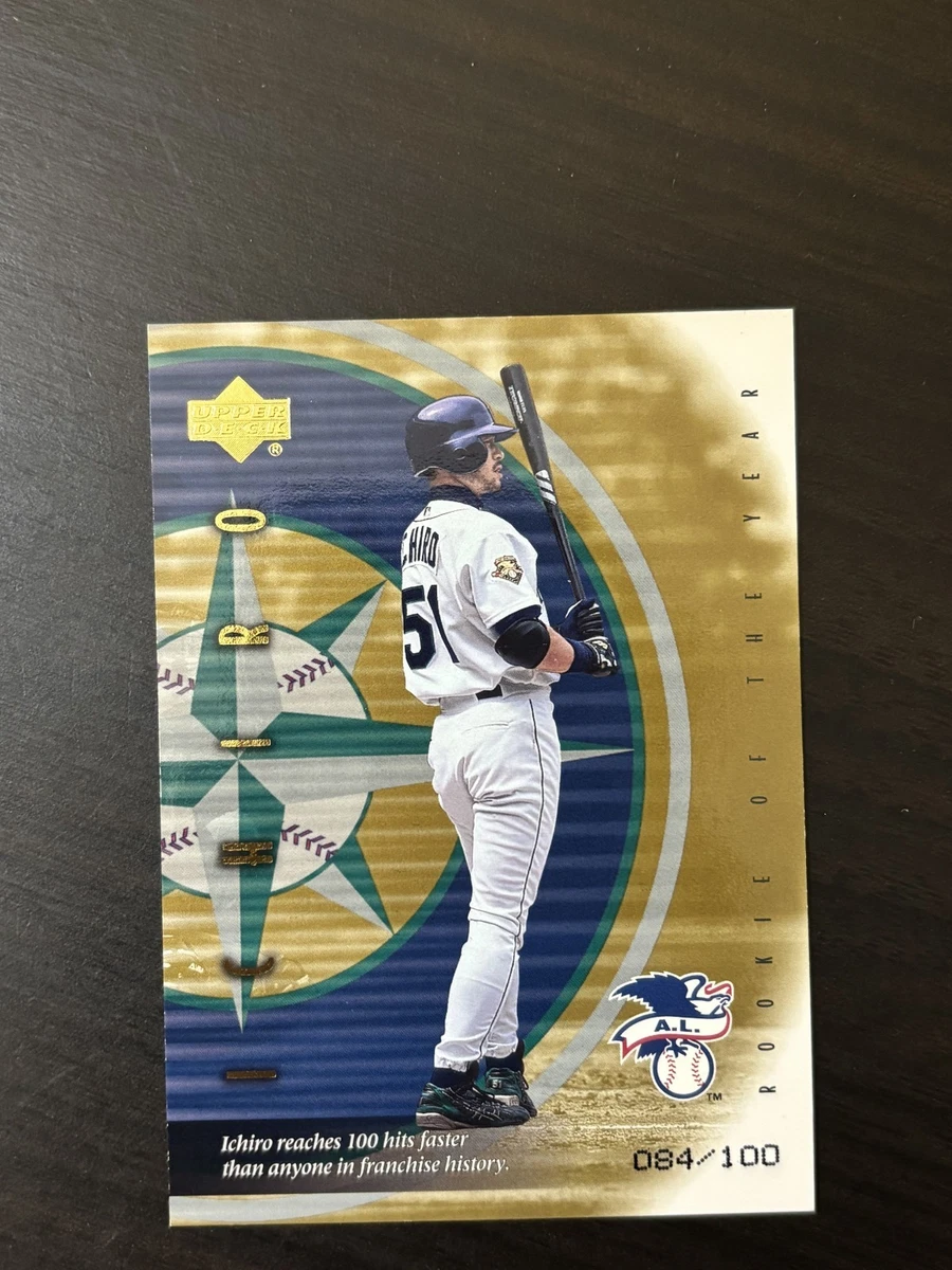 Upper Deck Ichiro Suzuki Rookie Baseball Sports Trading Cards