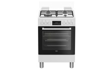 Beko Cucina Forno Elettrico Ventilato 4 Fuochi 60X60 Cm FBE62310GW