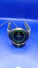  L Samsung Gear S2 SMART WATCH SM-R730A With Charger Port And Cord. Works Great