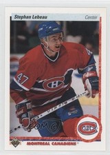 1990-91 Upper Deck Stephan Lebeau #51 f7j