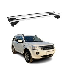 Dachträger Grundtäger für Land Rover Freelander 2 2007-2015 75kg Silber Alu 2x