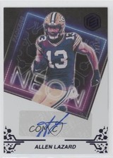 2022 Panini Elements Neon Signs Auto Purple 20/50 Allen Lazard #NS-AL Auto 0c6