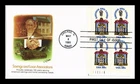 Dr Jim Stamps Savings And Loans Associations Plate Block FDC Fleetwood