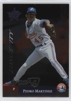 2002 Leaf Rookies & Stars Longevity Pedro Martinez (Los Angeles Dodgers) HOF s7f