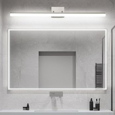 36in LED Vanity Light, 36W 2500LM Modern Brushed Nickel Adjustable Bathroom L...