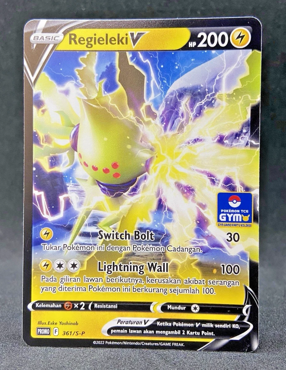 regieleki pokemon card price Pokemon TCG - Regieleki V Promo Full Art Holo Card SWSH280