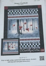  Winter Cardinals Quilt Pattern by Castilleja Cotton