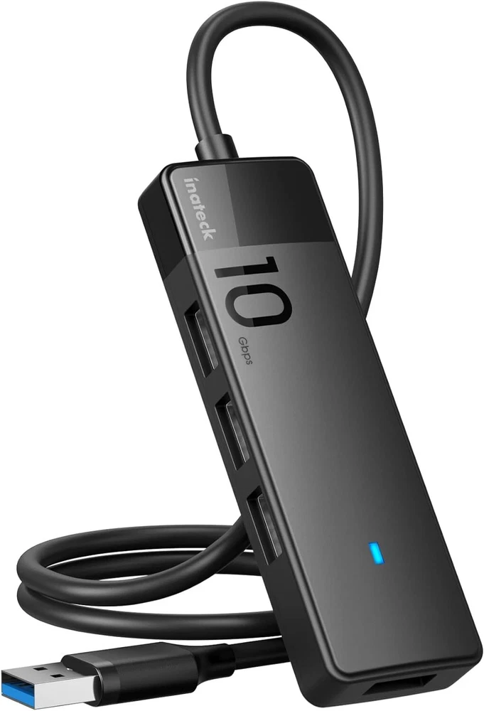 Inateck 4-Port USB 3.2 Gen 2 Hub for Windows and Mac