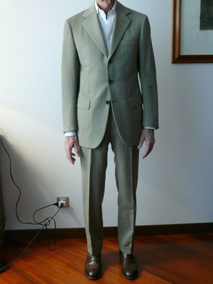 Abito beige/verde coloniale R. Caruso, ottimo stato. | eBay