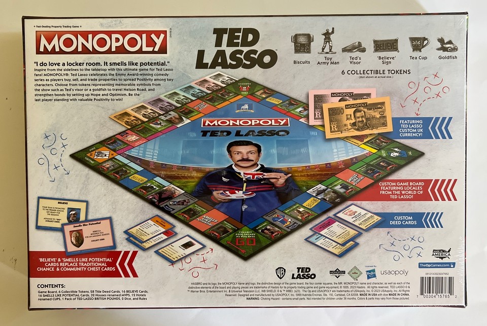 Monopolio Ted Lasso | Juego De Mesa Coleccionable Con Licenc | Envío gratis