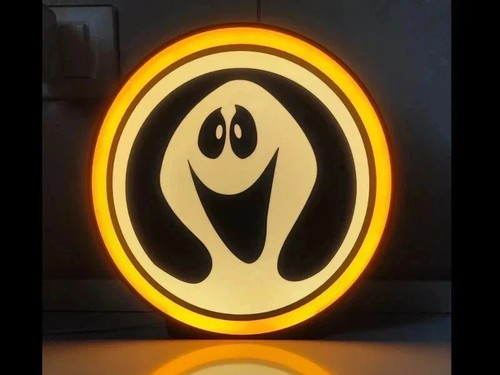 Ghostbusters Filmation Logo lampada con led, Gli Acchiappafantasmi