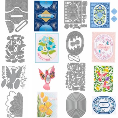 Flowers Birds Metal Cutting Dies Stencils For DIY Scrapbooking Craft ...