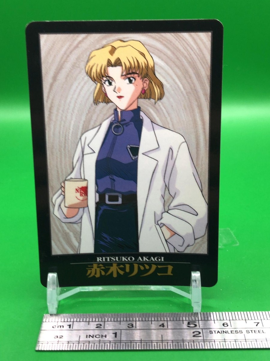 Ritsuko Akagi Neon Genesis Evangelion 32 Card Bandai 1996 Japanese