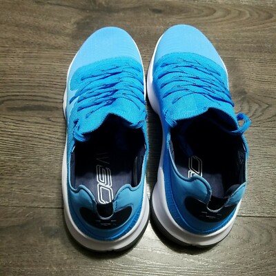 Rare Under‎ Armour Curry 4 Low Sample Basketball Shoes Mens 12.5 UNC Blue White Rare Under Armour Curry 4 Low Sample Basketball Shoes Mens  main image 3