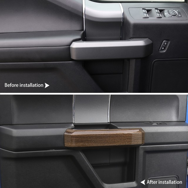 4pcs Interior Door Handle Decor Cover Trim For Ford F150 20152019