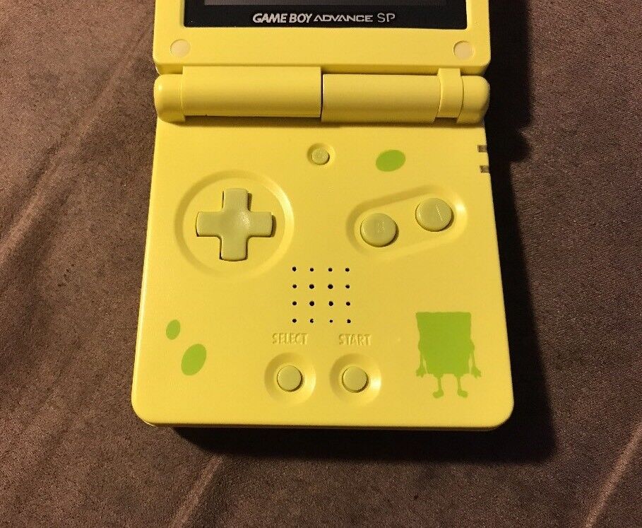 Game Boy Advance SP Console: Limited Edition Spongebob Squarepants, Lot  #29242