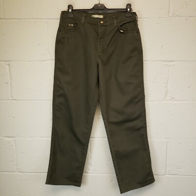 Lee Jeans LOOSE Stretch Mid Rise 10 S (W30 L28) Damen Grün Relaxed Straight