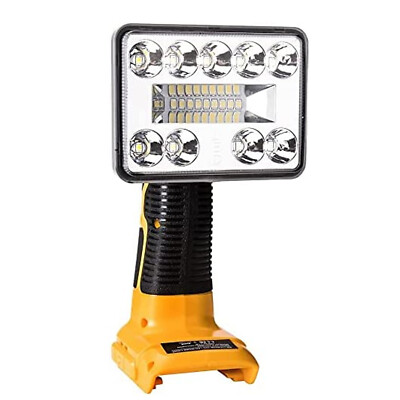 Rechargeable LED Work Light for Dewalt 20V MAX Li-ion Battery 9W 1000LM Bright