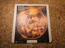 Vintage The Beatles Let it Be RCA SelectaVision Video Disc 1981