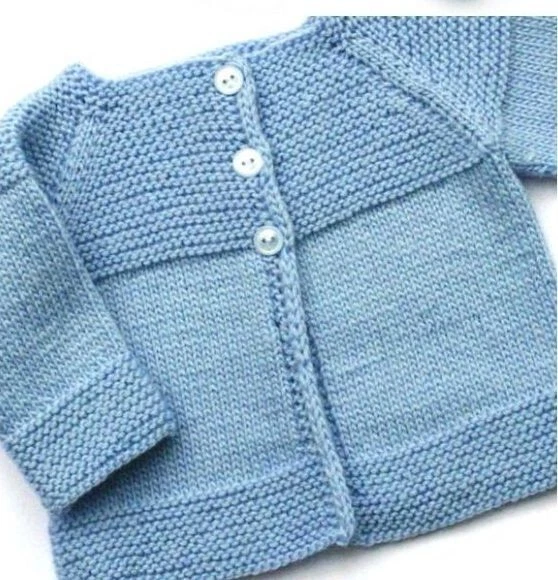 Garter yoke baby cardigan free best sale pattern